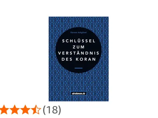 Buchcover "Schlüssel zum Verständnis des Koran" von Kerem Adıgüzel. Ein Schlüssel öffnet Türen, so wie der Koran uns den Weg zu Allahs Worten weist, beginnend mit Surah Al-Hamd.