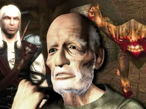 Wspomnienia z dzieciństwa: Geralt z Rivii i przerażający potwór z gry.