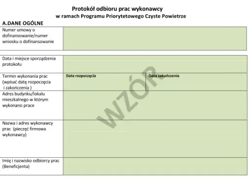Protokół odbioru Czyste Powietrze: 5 błędów, które blokują dotacje