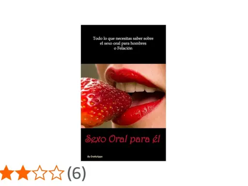 Labios rojos con fresa, título "Sexo Oral para él". Guía sobre sexo oral para hombres.