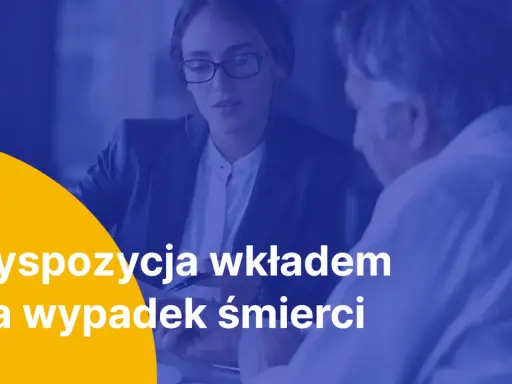 Kobieta i mężczyzna rozmawiają o dyspozycji wkładem po śmierci. Czy to oznacza podatek?