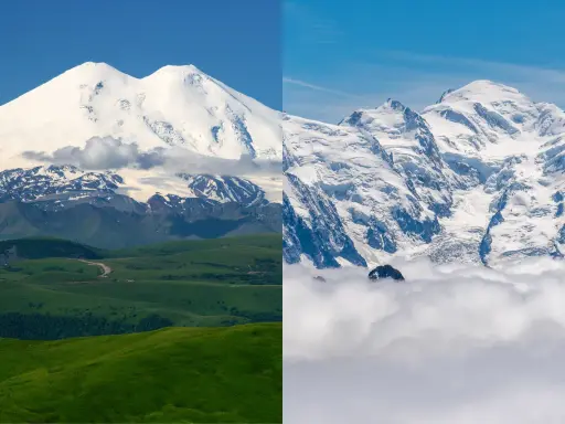 Europas höchster Berg: Elbrus oder Mont Blanc? Der Faktencheck