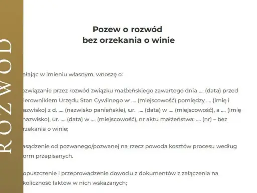 Jak napisać pozew rozwodowy? Poradnik krok po kroku uniknij błędów