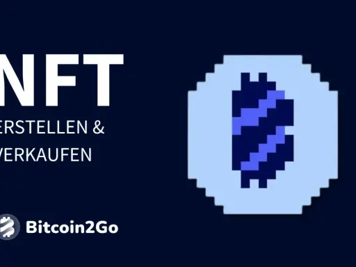 NFT erstellen & verkaufen. Erfahre, wie viel kostet ein NFT, mit Bitcoin2Go.