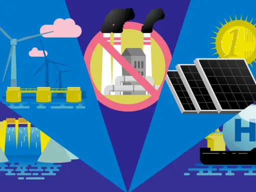 Portugal setzt auf erneuerbare Energien: Windkraft, Wasserkraft, Solarenergie und Wasserstoff.