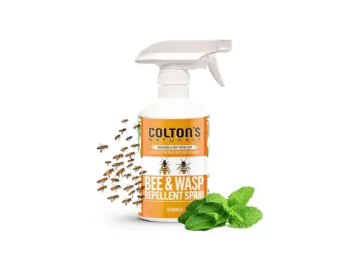 Spray Colton's Naturals, co odstrasza osy, z miętą i pszczołami.