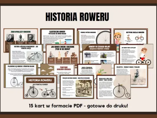 Historia roweru klasa 4: od wynalazców po rowery górskie i elektryczne. Odkryj ewolucję jednośladów!