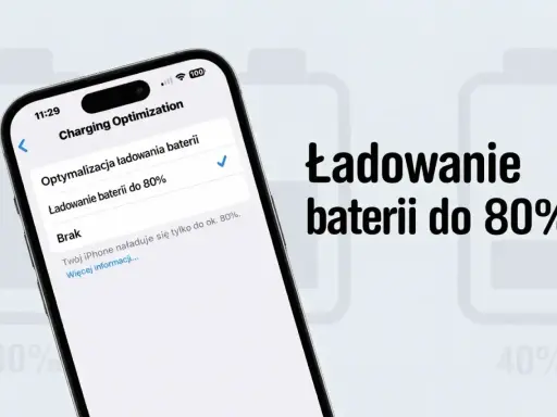 Jak ładować telefon, by bateria dłużej służyła? Ustaw optymalizację ładowania do 80%.