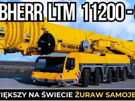 Ile waży dźwig? Ekspert wyjaśnia, co wpływa na ciężar.