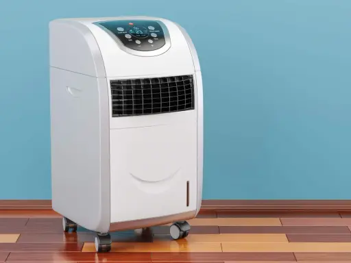 Climatiseur monobloc sur roulettes, avec écran digital affichant la température. Idéal pour une pièce, voici un avis sur ce modèle.