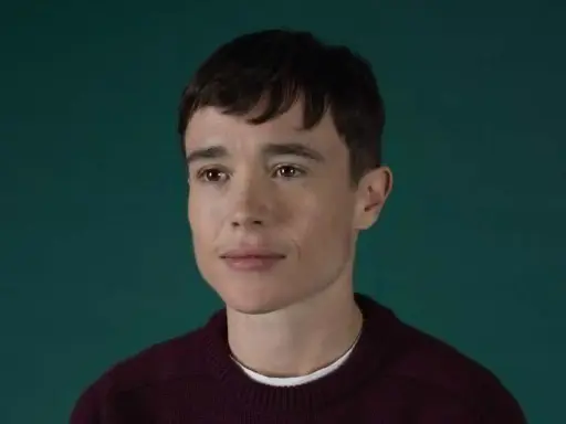 Elliot Page, znany aktor, który jest trans.