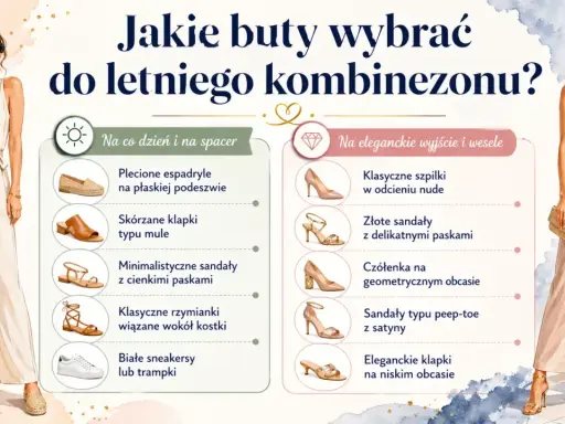 Stylizacje z letnim kombinezonem: od espadryli po eleganckie szpilki. Idealne buty do kombinezonu na każdą okazję.