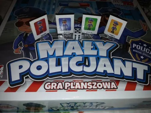 Gra planszowa "Mały Policjant" - wciel się w rolę stróża prawa i łap złodziei!