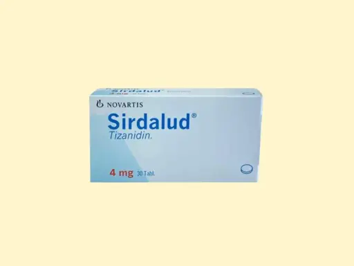 Opakowanie leku Sirdalud 4 mg, 30 tabl. Tizanidyna. Warto znać potencjalne sirdalud skutki uboczne przed zastosowaniem.
