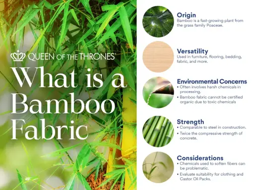 Bamboo fabric: is bamboo a natural fiber? Learn about its origin, versatility, strength, and environmental concerns.