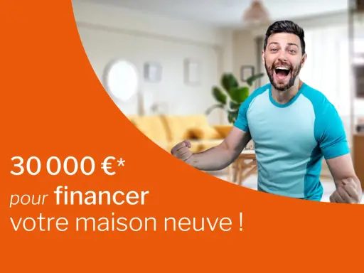 Un homme exulte, prêt à financer sa maison neuve avec 30 000 € !