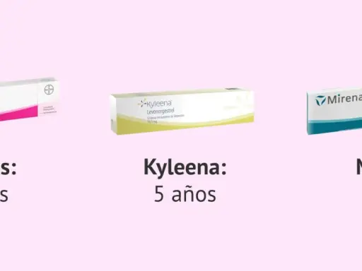 Jaydess, Kyleena y Mirena son métodos de planificación familiar, cada uno con una duración distinta. El diu hormonal ofrece diversas opciones.