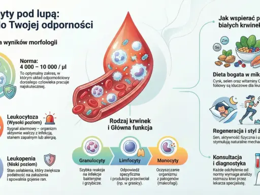Podwyższone leukocyty: Kiedy martwić się, a kiedy nie?