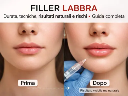 Prima e dopo filler labbra: scopri tecniche, risultati naturali e i rischi, incluse le controindicazioni.