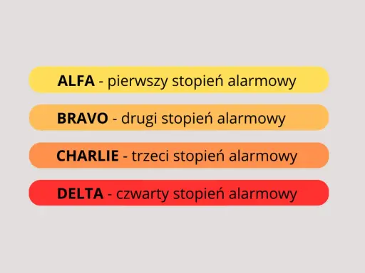 Po zabiegu TURP, w zależności od sytuacji, mogą wystąpić różne stopnie alarmowe: ALFA, BRAVO, CHARLIE, DELTA.