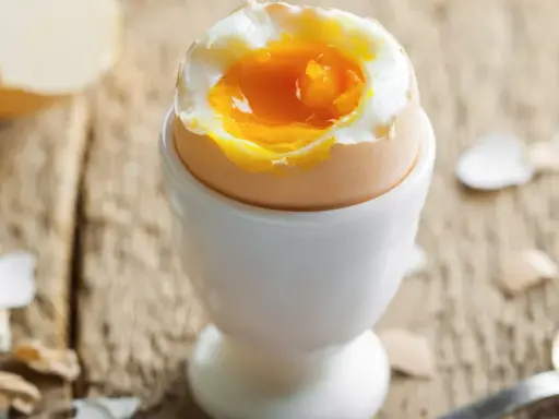 Jajko na miękko w kieliszku, z płynnym żółtkiem. Czy jajka podwyższają cholesterol? Pytanie, które nurtuje wielu.