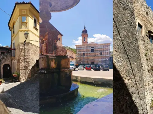 Scopri cosa vedere a Capestrano: un borgo con un'antica fontana, una chiesa in restauro e un imponente castello.