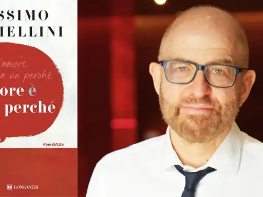 Massimo Gramellini presenta "L'amore è il perché", un libro che esplora le sfumature dei libri d'amore.