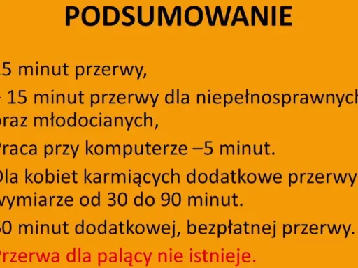 Ile przerwy w pracy Ci przysługuje? Kodeks Pracy wyjaśnia