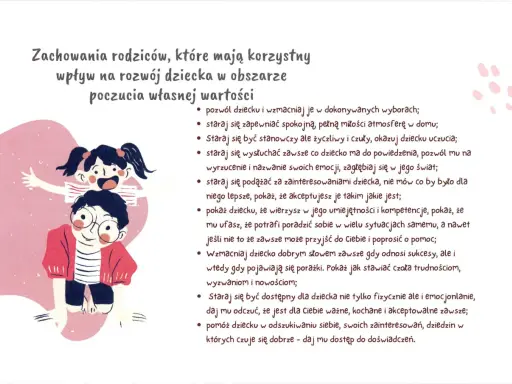 Rodzic wspierający dziecko, gdy nie radzę sobie z dzieckiem. Wskazówki jak budować poczucie własnej wartości u dziecka.