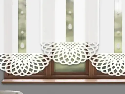 Uszyj panel z ażurem DIY: Krok po kroku do pięknego okna!