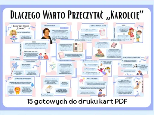 Karolcia streszczenie: Błękitny koralik spełnia życzenia, ale uczy, że dobroć i empatia są ważniejsze niż magia.