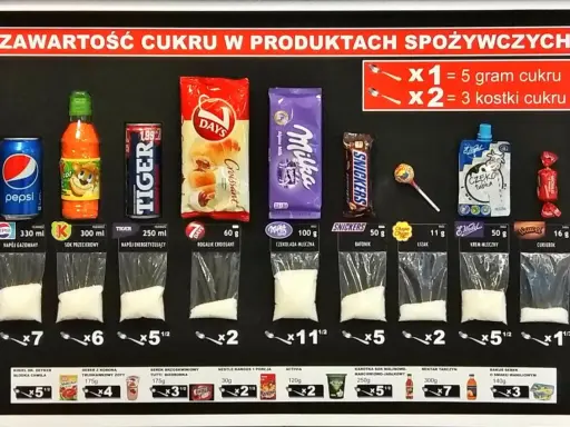 Ile cukru dziennie? Zobacz, ile cukru kryje się w popularnych produktach. Od napojów po słodycze, każdy produkt ma swoją miarkę.