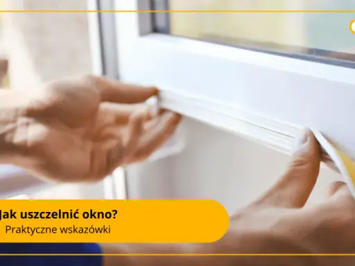Ręce przykładają białą taśmę uszczelniającą do ramy okna. Dowiedz się, jak uszczelnić okno, by cieszyć się ciepłem w domu.