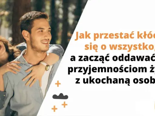 Szczęśliwa para, która chce przestać kłócić się w związku i cieszyć się wspólnym życiem.