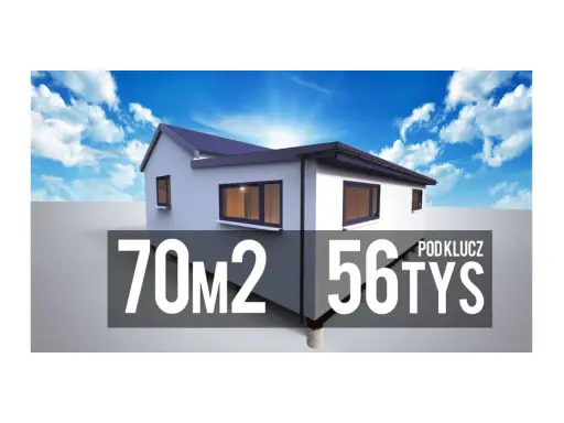 Nowy budynek gospodarczy 70m2 bez pozwolenia, gotowy pod klucz za 56 tys. Idealny na działkę!