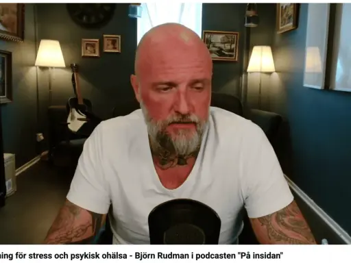 Björn Rudman pratar om sjukskrivning för stress och psykisk ohälsa i podcasten "På insidan".