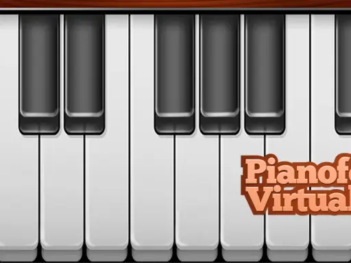 Tasti di un pianoforte virtuale, pronti per creare musica.