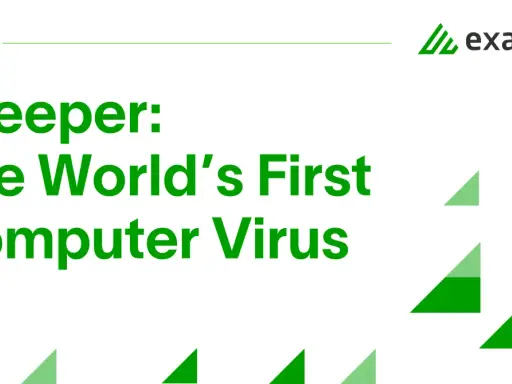 Creeper: Der erste Computervirus der Welt. Ein Blick auf die Anfänge der Cyberbedrohungen.
