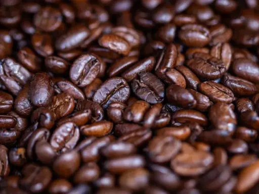 Nahaufnahme von gerösteten Kaffeebohnen. Ein Hauch von Magnesium könnte den Geschmack noch intensivieren.