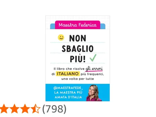 Copertina del libro "Non sbaglio più!" di Maestra Federica, un testo utile tra i libri da leggere per migliorare l'italiano.