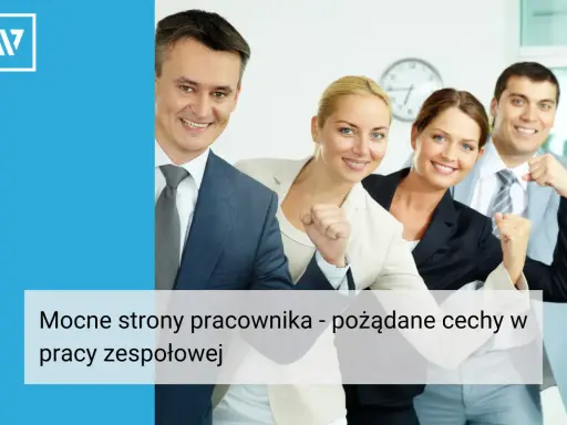 Uśmiechnięci pracownicy w garniturach, pokazujący zaciśnięte pięści w geście sukcesu.