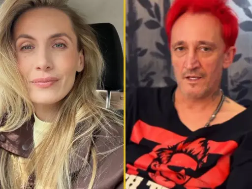 Uśmiechnięta blondynka i mężczyzna z czerwonymi włosami. Czy to guzior dziewczyna i jej towarzysz?