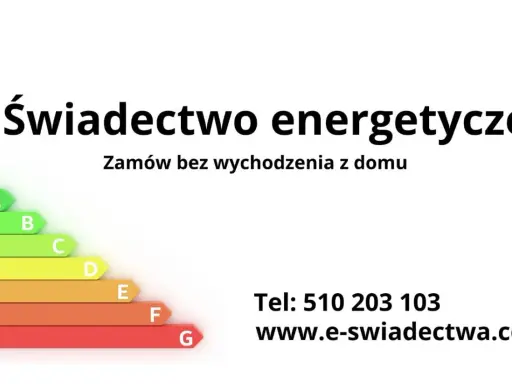 Świadectwo energetyczne dla Twojego domu. Zamów online, łatwo i szybko. Skala od A do G. Tel: 510 203 103.
