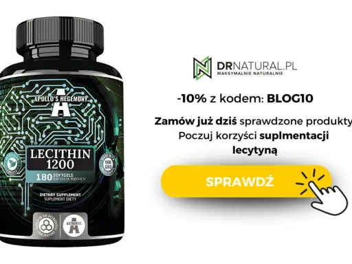 Suplement lecytyna 1200 mg. Bez skutków ubocznych, poczuj korzyści suplementacji. Kod BLOG10 na -10%.