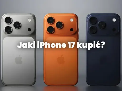 Trzy iPhone'y 17 w różnych kolorach: srebrny, pomarańczowy i granatowy. Zastanawiasz się, który iPhone ma najlepszy aparat?