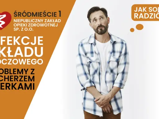 Mężczyzna zmartwiony problemami z pęcherzem i nerkami. Jak sobie radzić z chorobami układu moczowego?