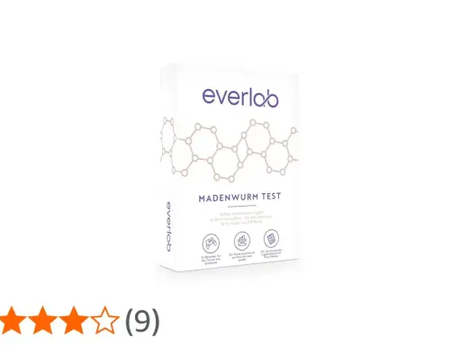 Test per ossiuri: la confezione di un kit per il controllo degli ossiuri, acquistabile in farmacia, con istruzioni per l'uso.