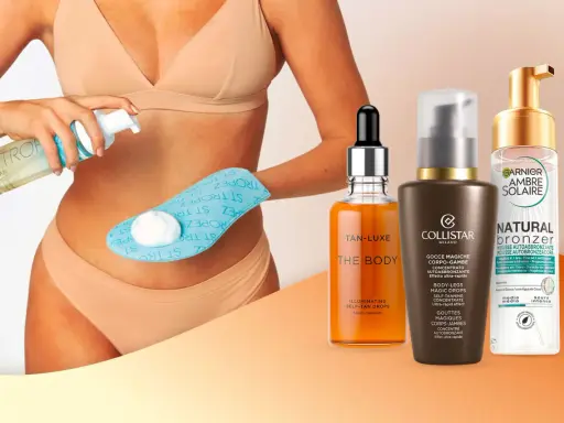 Scopri come funziona la crema autoabbronzante con questi prodotti: St. Tropez, Tan-Luxe, Collistar e Garnier.