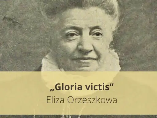 Portret Elizy Orzeszkowej, autorki "Gloria victis".
