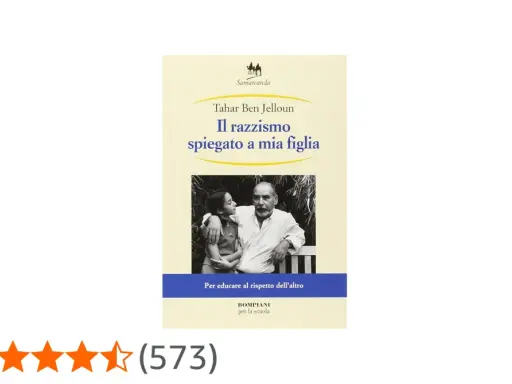 Copertina del libro "Il razzismo spiegato a mia figlia" di Tahar Ben Jelloun, uno dei tanti libri sul razzismo che aiutano a educare al rispetto.